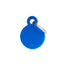 Medaglietta Basic Cerchio Piccolo in Alluminio Blu