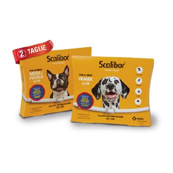 Collare  Scalibor Antiparassitario per Cane di Piccola e Grande Taglia, contro la Leishmaniosi, Pappataci, Elimina Zecche, Pulci e Zanzare