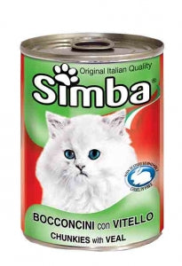 CIBO UMIDO GATTO IN BOCCONI CON VITELLO 415 GR