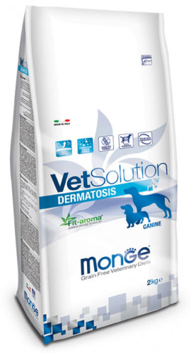 Sacco da 2 kg, contro la dermatite nei cani, irritazioni, infiammazioni e diarrea. Monge VetSolution 