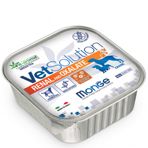 Dieta Veterinaria umido cane, per insufficienza renale cronica o temporanea, problemi legati ai reni, vascetta 150 g