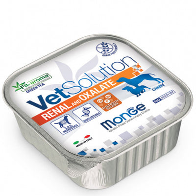 Dieta Veterinaria umido cane, per insufficienza renale cronica o temporanea, problemi legati ai reni, vascetta 150 g