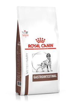 Cibo secco per cani che soffrono di problemi gastrointestinali come: diarrea, vomito, perdita di appetito, alitosi, rifiuto dell'appetito.